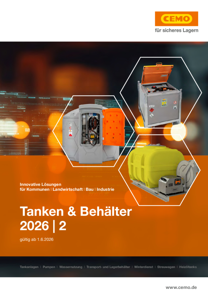 CEMO Tanken & Behälter 2026 I 2