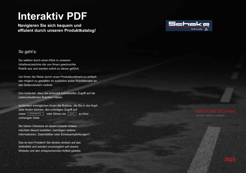 Schake Absperrtechnik 2026