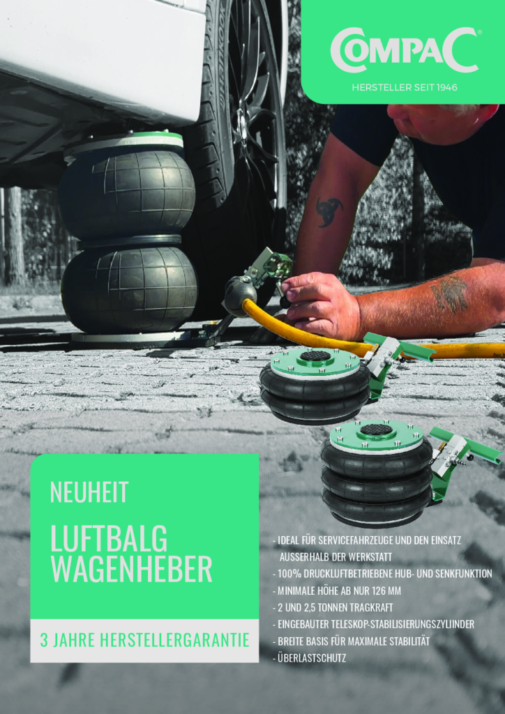 CompaC Luftbalg Wagenheber