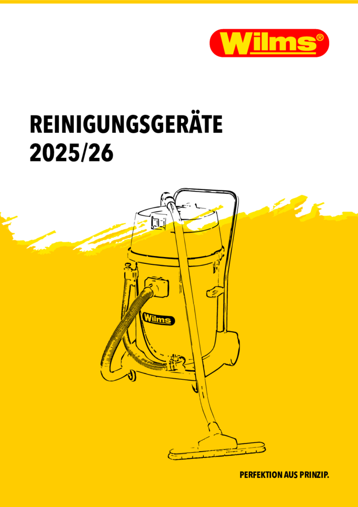 Wilms Katalog Reinigungsgeräte
